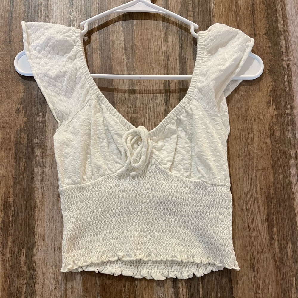 Cute White Billabong Blouse